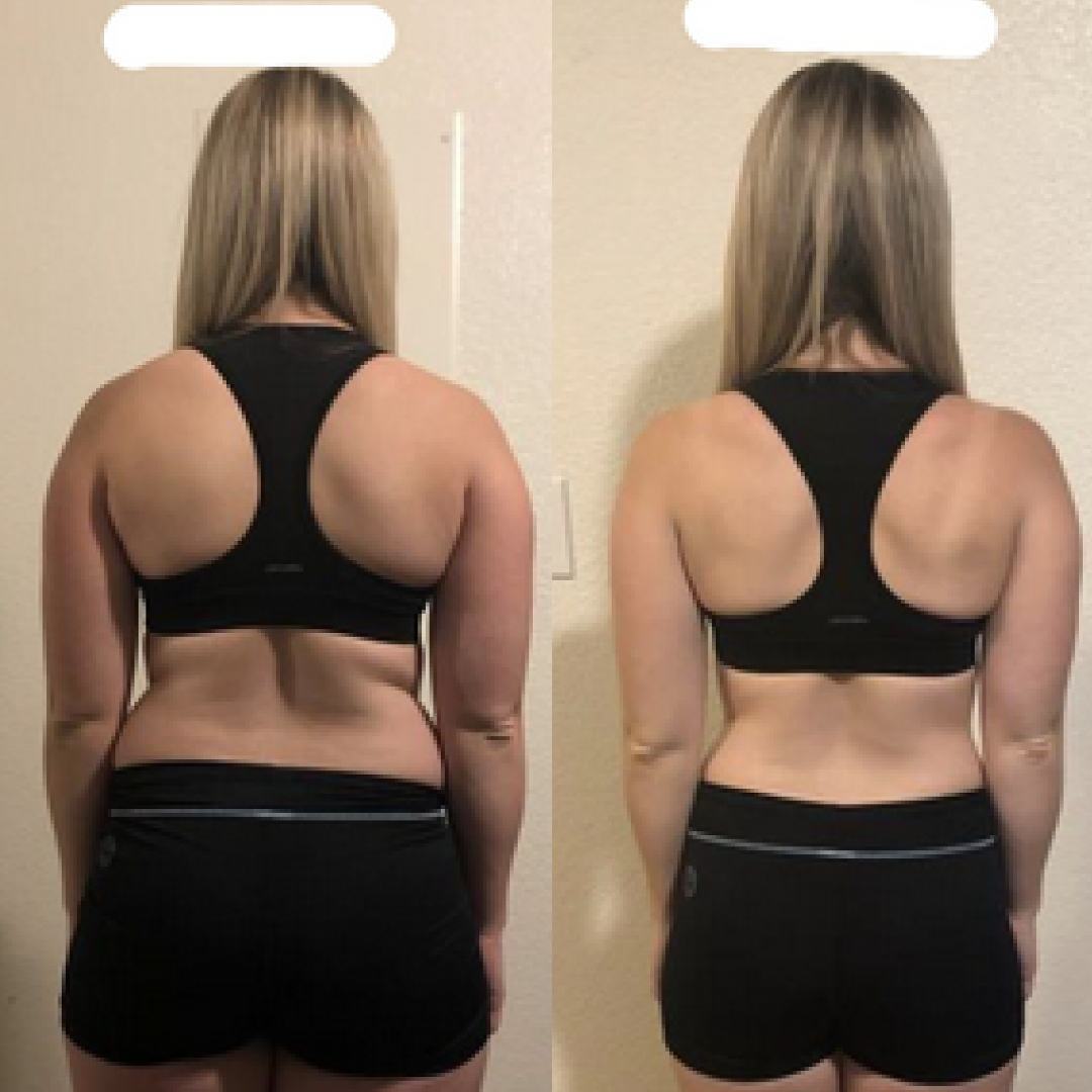 Client transformation - body fat reduction